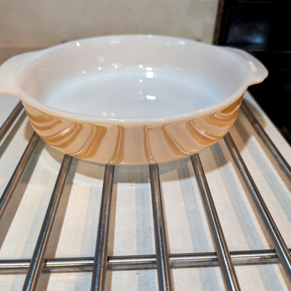 Fire King peach lustre no. 450
